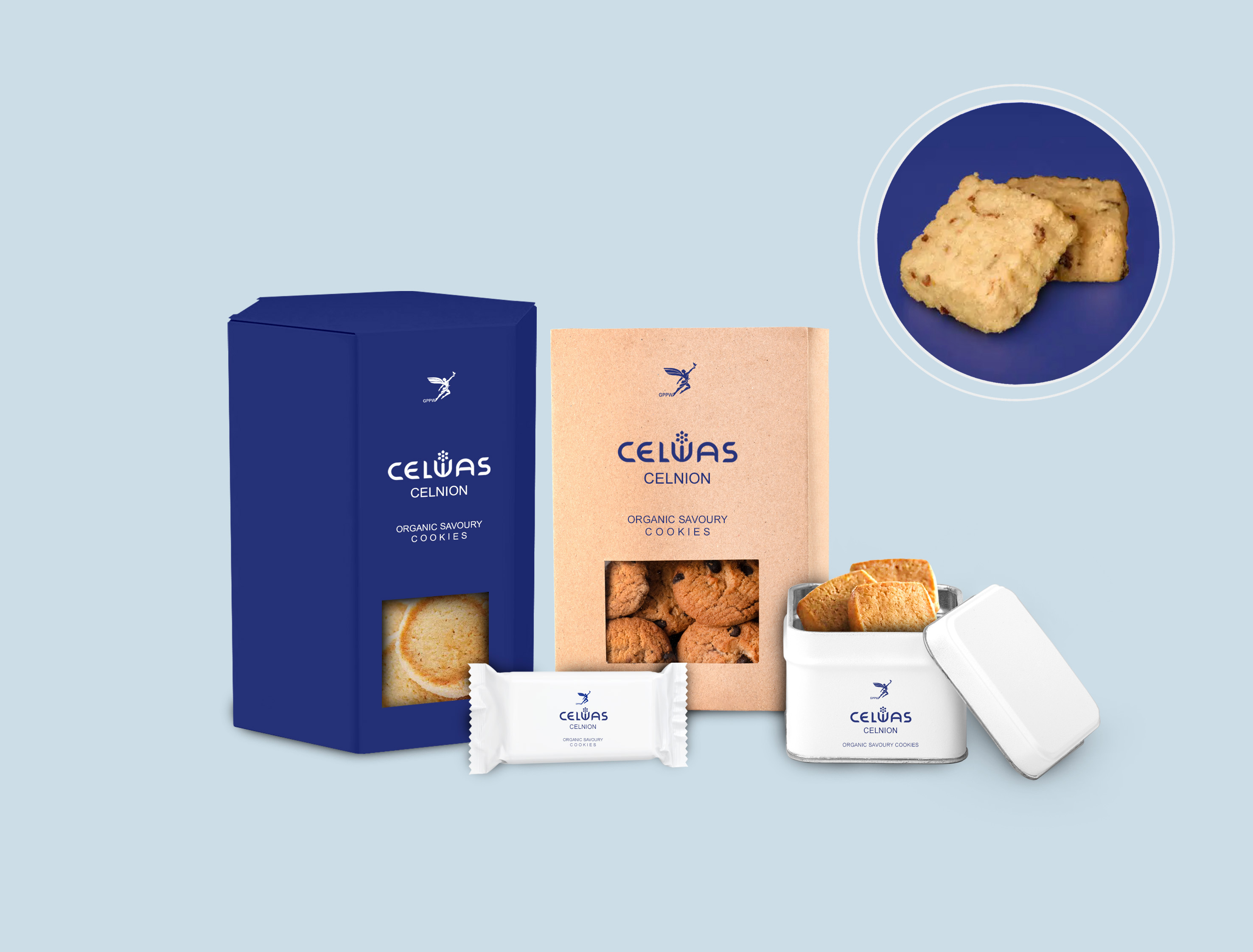 CELNION<br />organic savoury cookies